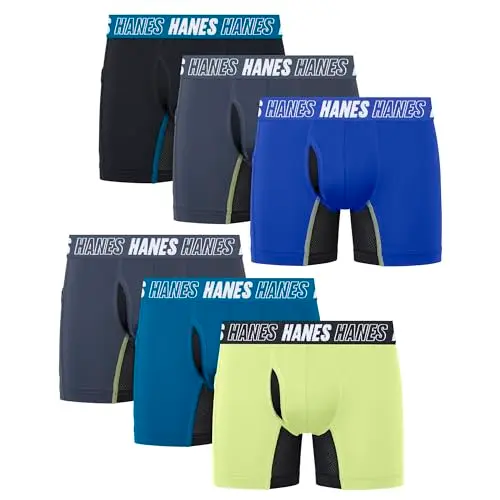 Boxer Briefs Hanes para Niños - 6-Pack Cuentan con Tecnología Anti-Chafe y X-TEMP