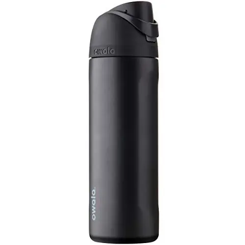 Botella de Agua Owala FreeSip de Acero Inoxidable 24 oz - Muy Oscura