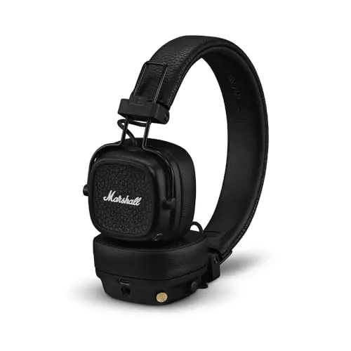Auriculares Bluetooth On-Ear Marshall Major V - Sonido Poderoso y 100+ horas de Autonomía