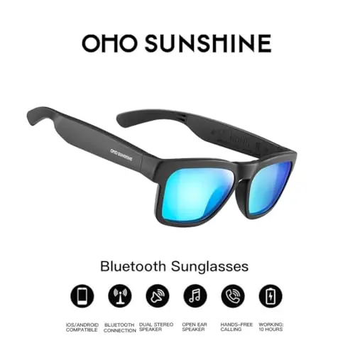 Gafas Inteligentes OhO: Espejos Polarizados con Altavoz Bluetooth y Control de Voz, Unisex - imagen 4