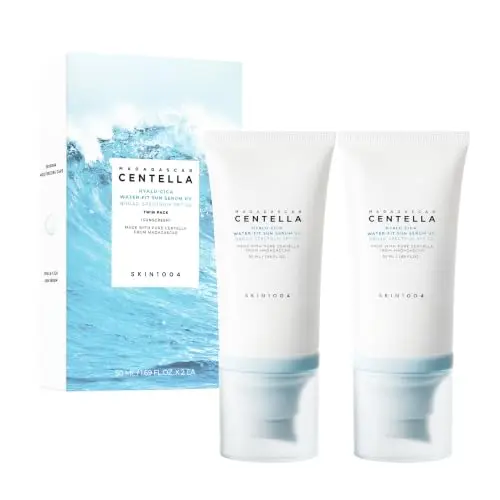 SKIN1004 Hyalu-Cica Water-Fit Sun Serum SPF 50 - 2 Pack de 1.69 fl. oz