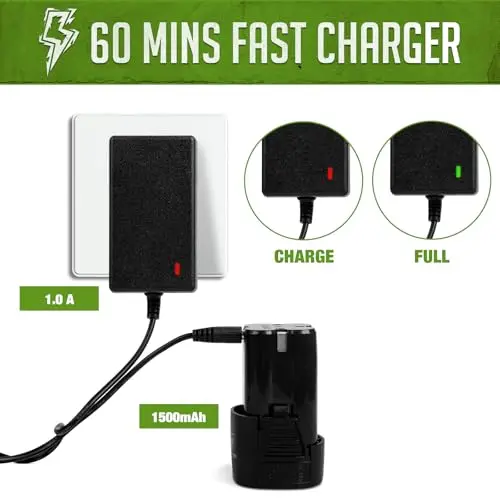 Taladro Cordless DEGLASERS 16.8V, 2 Velocidades, 20+1 Configuraciones de Torque - imagen 4