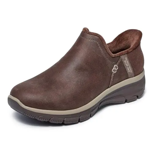Botas de Tobillo Skechers Easy Going-Modern Hour para Mujer, Chocolate, Talla 6