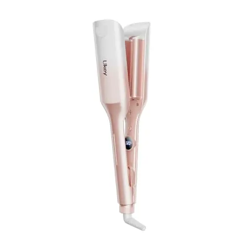 Ukey Crimper: Multifuncional Hair Waver con 10 Temperaturas y Diseño Viaje