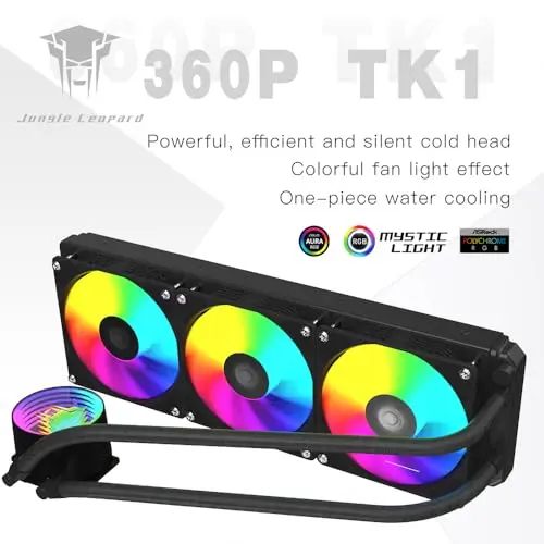Jungle Leopard TK1 360 AIO ARGB - Enfriador Líquido para CPU con Diseño Innovador y Alta Compatibilidad - imagen 2