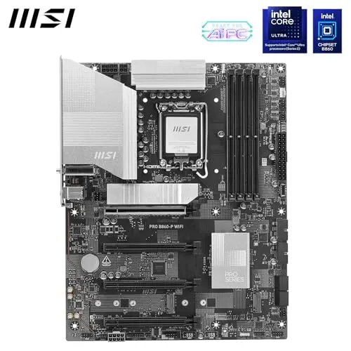 Placa Base MSI PRO B860-P WiFi ATX para Intel Core Ultra, DDR5, PCIe 5.0, Wi-Fi 7 - imagen 2
