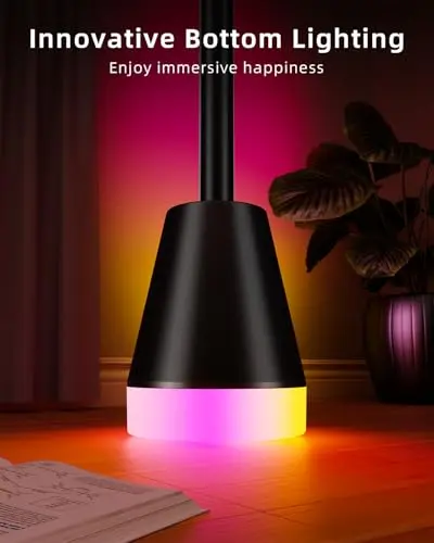 Lámpara de Pie RGB Inteligente Keepsmile con 172 LEDs, Control APP y Sincronización Musical - imagen 2