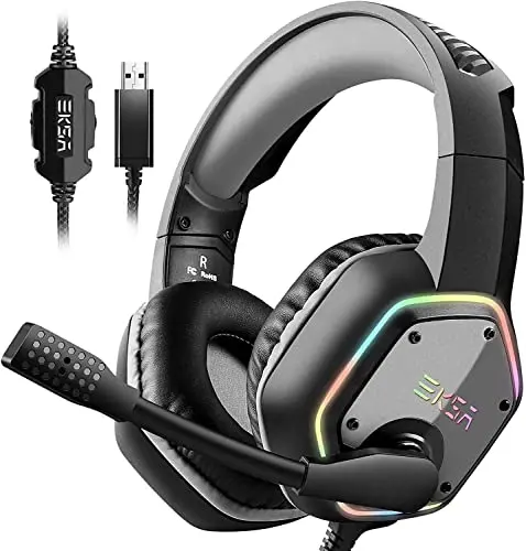 Auriculares EKSA E1000 USB Gaming con Micrófono y Sonido 7.1