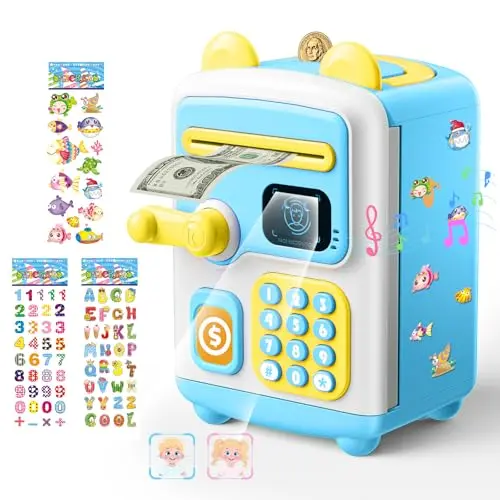 🐷 Alcancía Inteligente: Banco Electrónico con Face ID para Niños de 3 a 12 Años