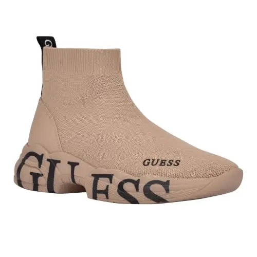 Zapatillas GUESS Pause para mujer, diseño alto con suela gruesa y logo