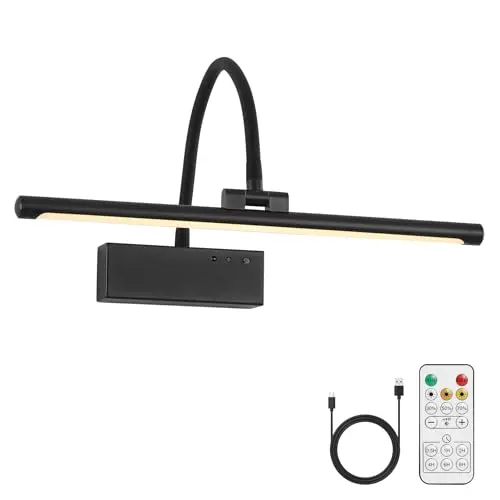 JOOSENLUX Luz de Pared Inalámbrica - Control Remoto y Función Regulable de 15.94”