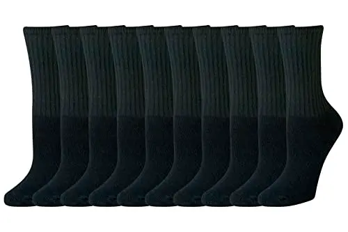 Pack de 10 calcetines de algodón para mujer: confort y soporte superior