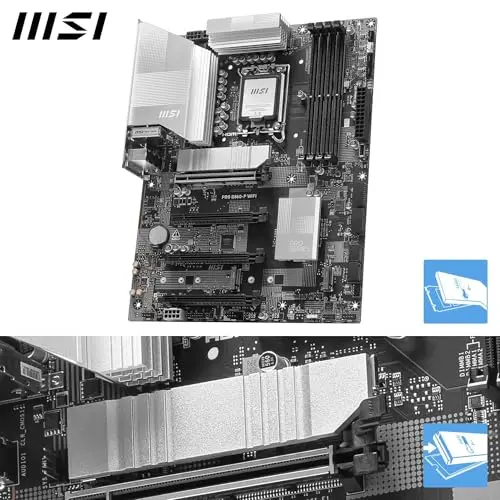 Placa Base MSI PRO B860-P WiFi ATX para Intel Core Ultra, DDR5, PCIe 5.0, Wi-Fi 7 - imagen 3