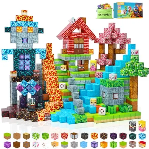 EchoPlan 150PCS: Bloques Magnéticos para Niños, Creatividad Sin Límites