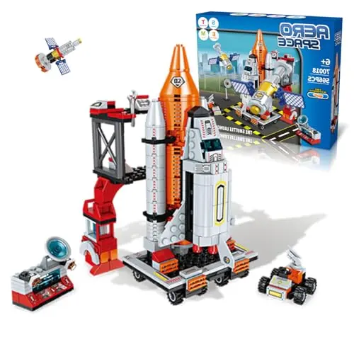 Tecnobicho Space Rocket: Kit de Construcción STEM para Niños de 7 a 14 Años