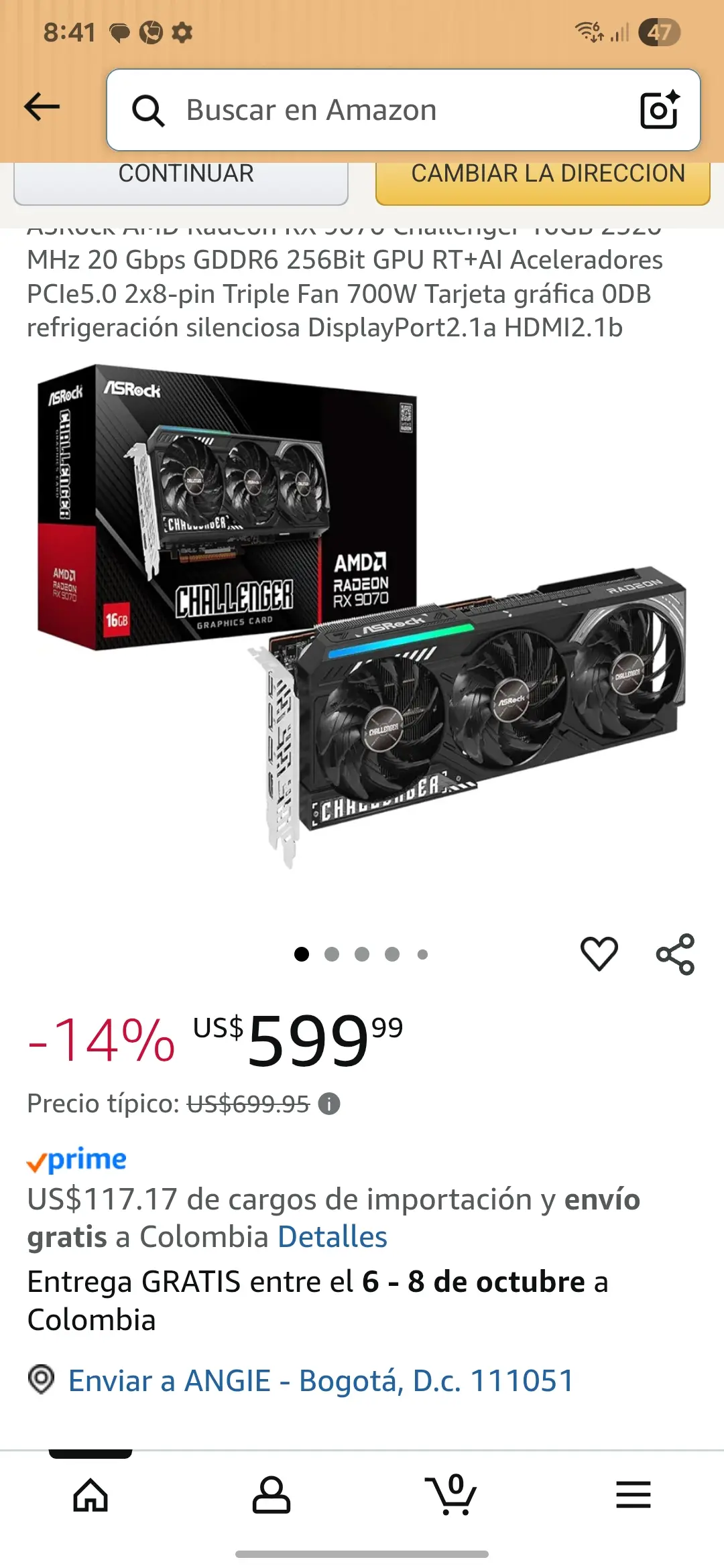 ASRock AMD Radeon RX 9070 Challenger 16GB