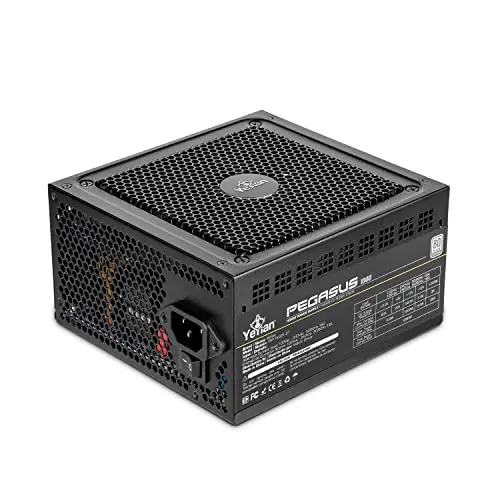 Fuente de Poder YEYIAN 1000W 80+ Platino, Modular y Silenciosa para Gaming con Conectores PCIe 5.0 - imagen 2