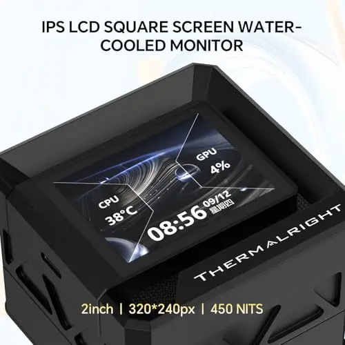 Thermalright FW360 SE ARGB V2: Enfriador Líquido AIO 360mm con Pantalla LCD Personalizable - imagen 3