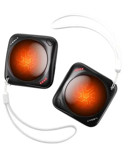 Calentadores de Manos Eléctricos Reutilizables Lerat - Calor Portátil y Recargable para Todas las Actividades