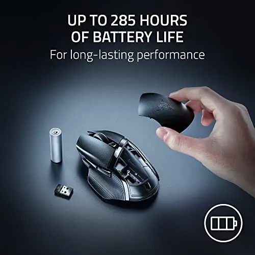 Razer Basilisk V3 X: Mouse Gaming Inalámbrico Personalizable con Sensor Óptico Avanzado 18K y 285h Batería - imagen 4