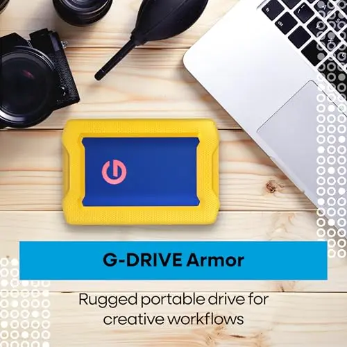G-Drive ArmorATD 1TB HDD: Resistente, 130MB/s, USB-C y USB 3.2 Gen 1 - imagen 3