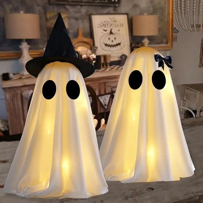 Decoraciones de fantasmas de Halloween, fantasma espeluznante para decoración de Halloween en interiores