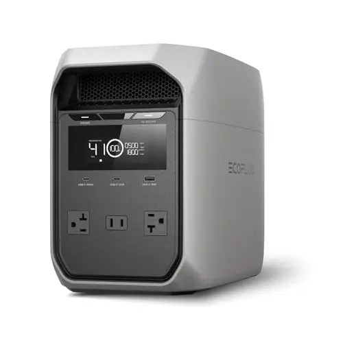 Estación de energía portátil EF ECOFLOW Delta 3 Classic 1024Wh 1800W AC con X-Boost