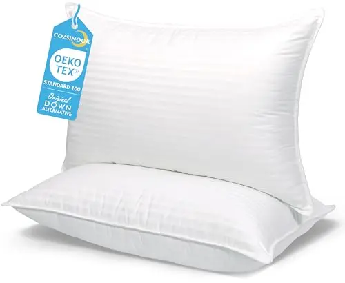 COZSINOOR Almohadas para dormir, tamaño Queen, set de 2, ideales para dormir de lado