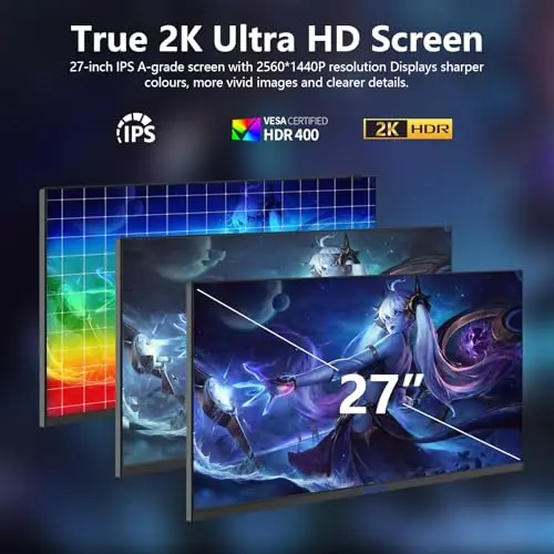 Monitor Gaming Sealan 27" QHD 2560x1440, 180Hz, 1ms, Altura Ajustable, FreeSync, HDR10 - imagen 5