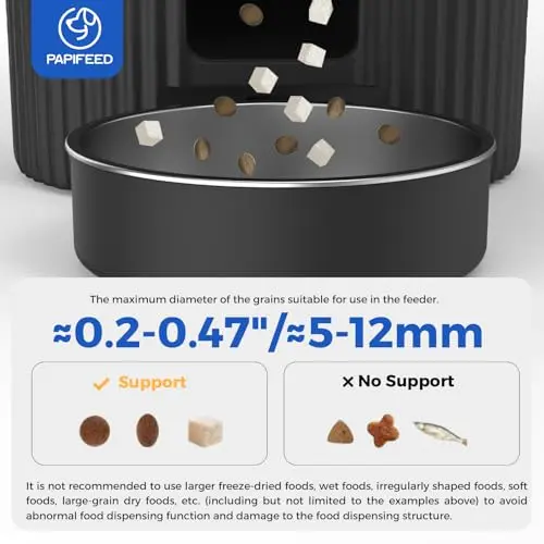 PAPIFEED Comedero Automático con WiFi 3.5L, Control APP y soporte para Alexa. - imagen 3