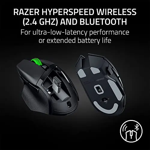 Razer Basilisk V3 X: Mouse Gaming Inalámbrico Personalizable con Sensor Óptico Avanzado 18K y 285h Batería - imagen 3