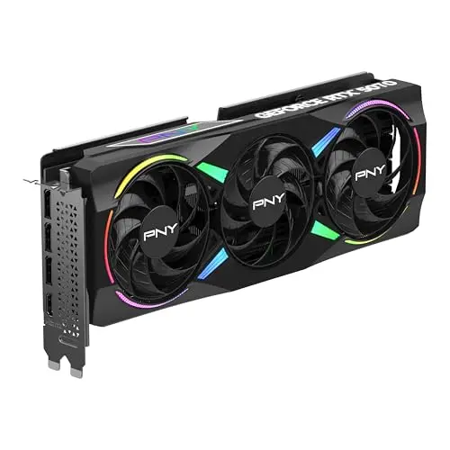 PNY NVIDIA GeForce RTX™ 5070 Epic-X™ ARGB OC - 12GB GDDR7, 2685 MHz, PCIe® 5.0, DLSS 4 - imagen 2