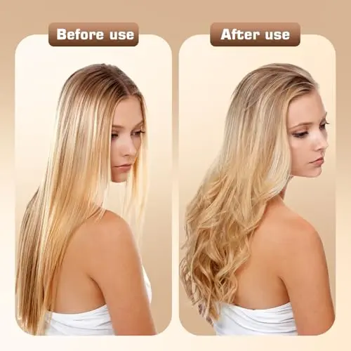 Tenaza 2 en 1, Plancha y Rizador de Pelo 1.25”, Temperatura Ajustable y Voltaje Dual - imagen 5