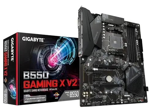 Placa base GIGABYTE B550 Gaming X V2 AM4 con PCIe 4.0 y RGB Fusion para rendimiento excepcional