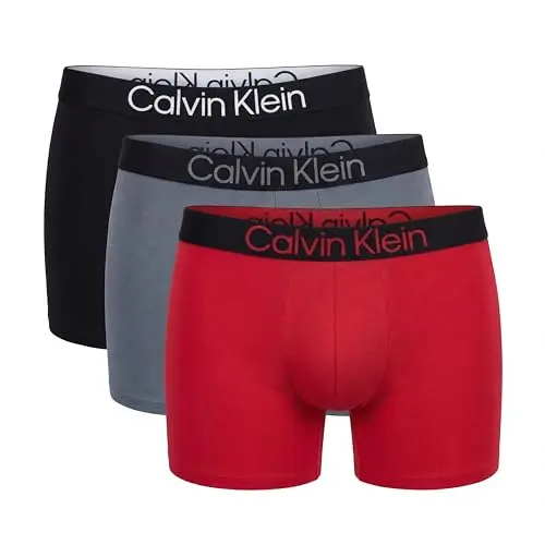 Calvin Klein Microfiber: Paquete de 3 Boxer Briefs - Confort y Sostenibilidad