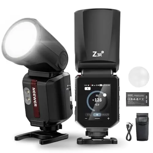 NEEWER Z3R-C 100Ws Flash Redondo TTL 2.4G Compatible con Canon