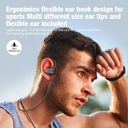 Auriculares Bluetooth Boean: 16 Horas de Autonomía, Sonido Estéreo HD y Resistencia IPX7 para Deportes - imagen 2