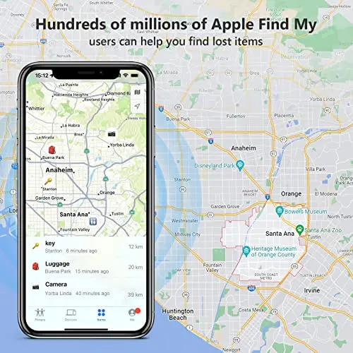 Localizador VOCOlinc Air Tracker 4 Pack: Encuentra tus objetos con Apple Find My, IP67 y batería reemplazable - imagen 5