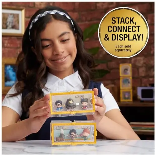 Set de Figuras Mágicas Harry Potter: Incluye Harry, Hagrid, Dudley y Estuche de Exhibición - imagen 5