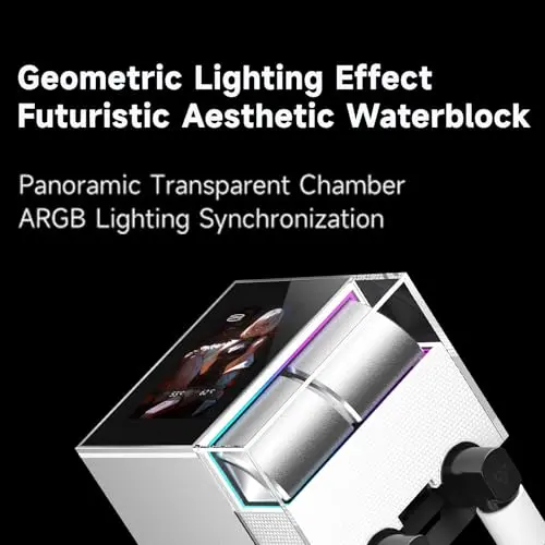 Refrigeración líquida PCCOOLER 360mm con pantalla LCD y 3 ventiladores ARGB de alta eficiencia - imagen 2