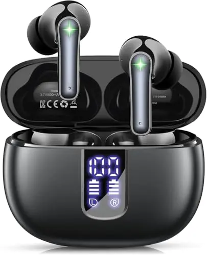 Auriculares Bluetooth 5.4 Inalámbricos: 48H de Reproducción y Sonido Estéreo Inmersivo
