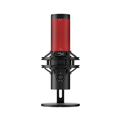 HyperX QuadCast 2 – Mic USB para Gaming y Streaming con Control y Luz LED