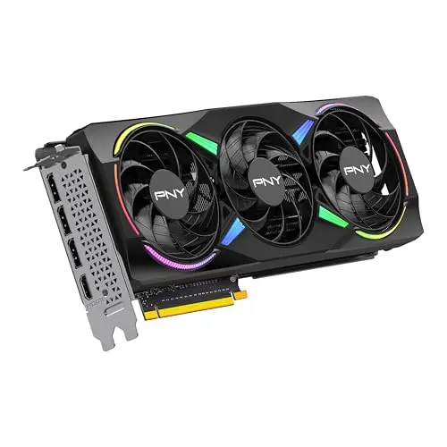 PNY NVIDIA GeForce RTX™ 5070 Epic-X™ ARGB OC - 12GB GDDR7, 2685 MHz, PCIe® 5.0, DLSS 4 - imagen 4
