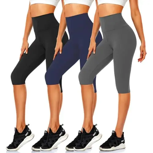 Pantalones Capri CTHH 3 Pack: cómodos y versátiles para yoga yRunning