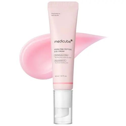 Sérum para Ojos Medicube con ADN de Salmón y Peptidos Rosados