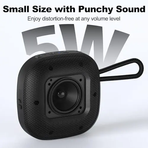 Bobtot Altavoces Portátiles Bluetooth, Mini Altavoz Impermeable IPX7 con 16 Horas de Reproducción, Sonido Estéreo - imagen 2