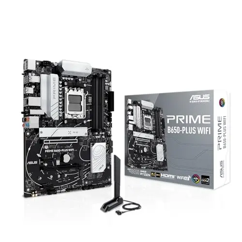 Placa base ASUS Prime B650-PLUS WiFi ATX AM5, DDR5, PCIe 5.0, WiFi 6E, USB 10Gbps
