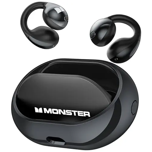 Auriculares Monster Open Ear AC600: Bluetooth 5.4, 21H de autonomía, IPX6, sonido HiFi
