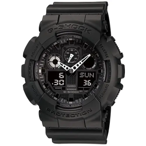 Casio G-Shock GA100-1A1 | Reloj Analógico-Digital Resistente al Agua y a los Golpes
