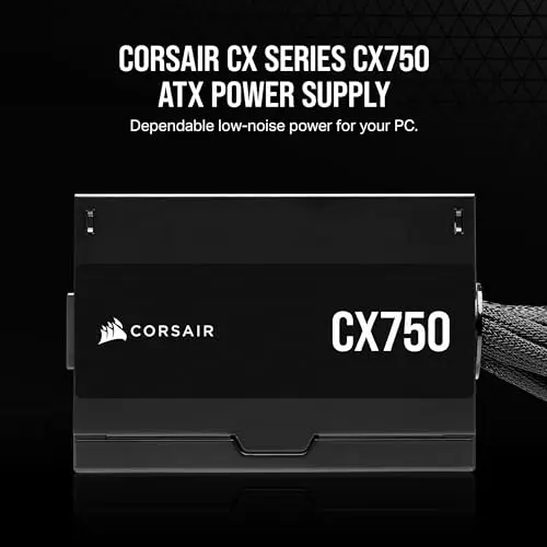 Fuente de Poder CORSAIR CX750 80 Plus Bronze ATX 750W - Eficiencia y Silencio - imagen 2